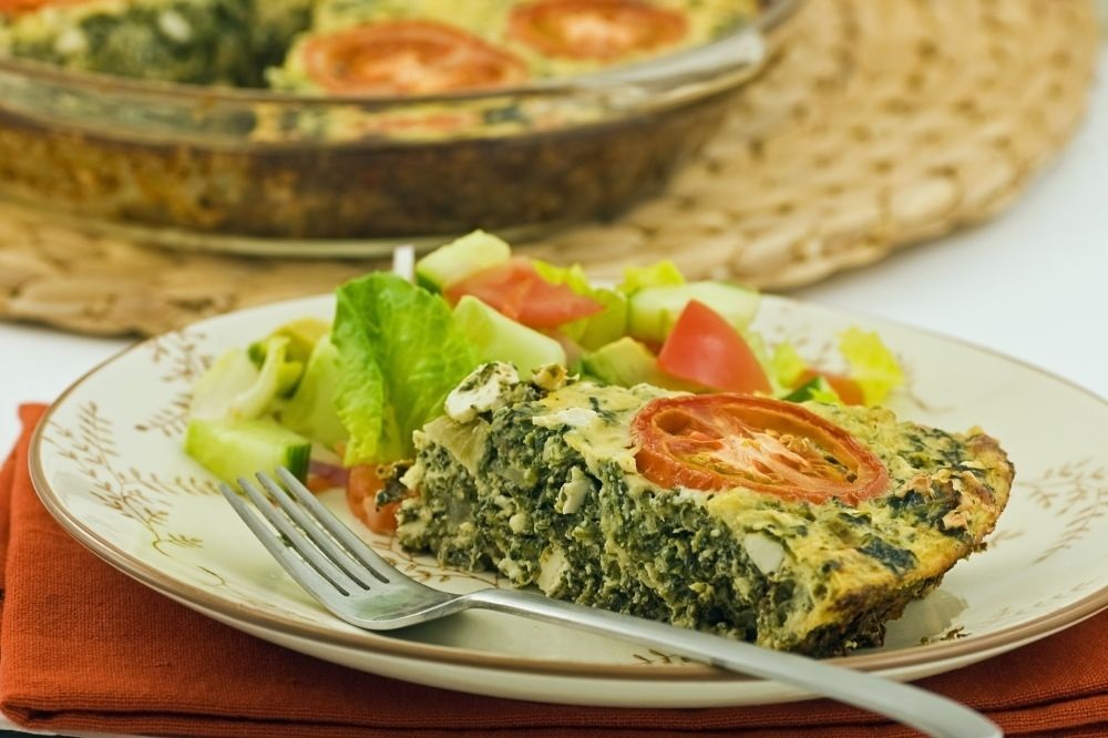 spinach quiche